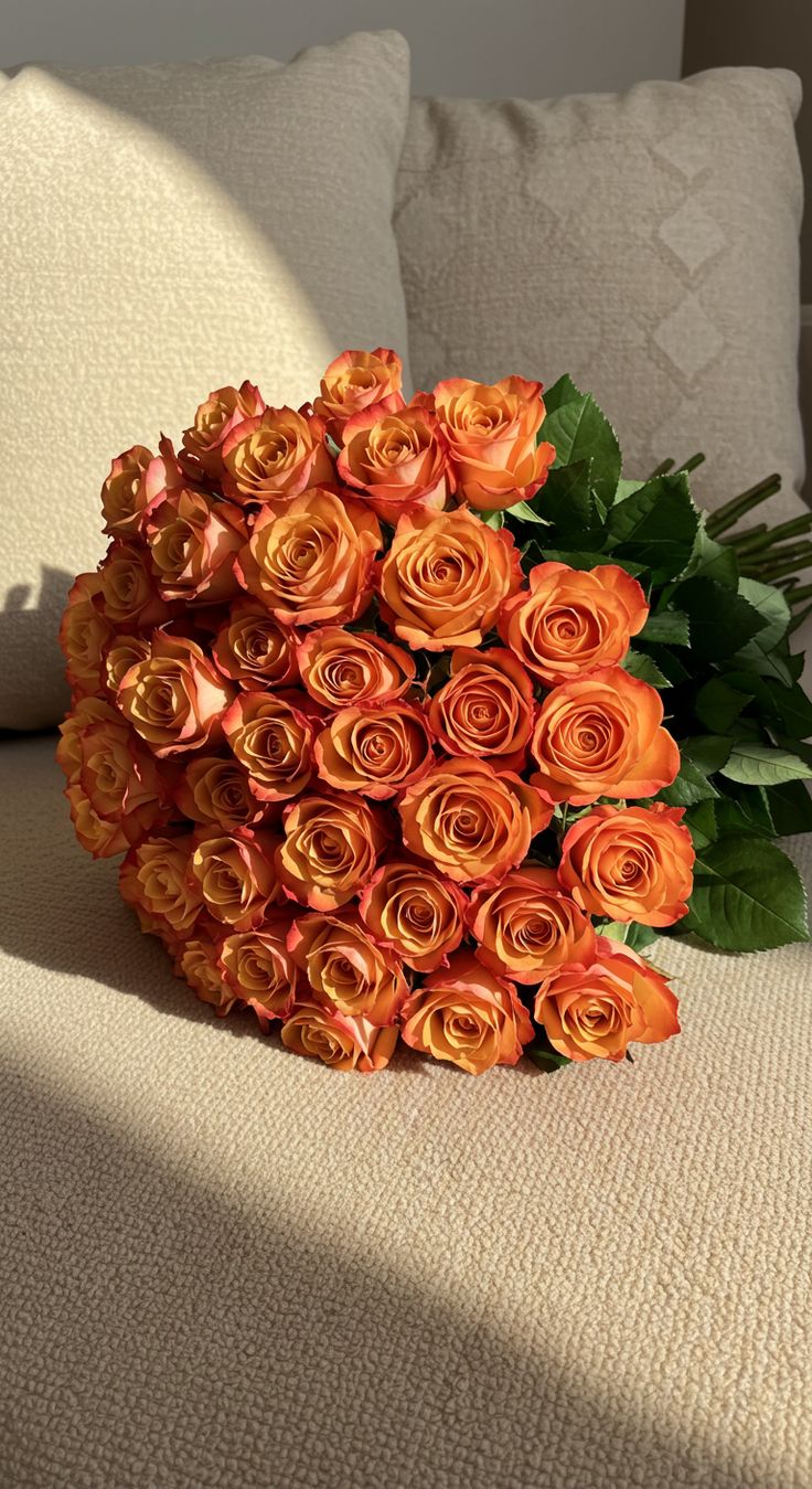 Orange Rose Arrangement