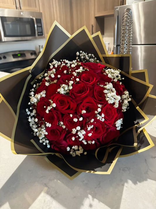 60 Red Rose Bouquet