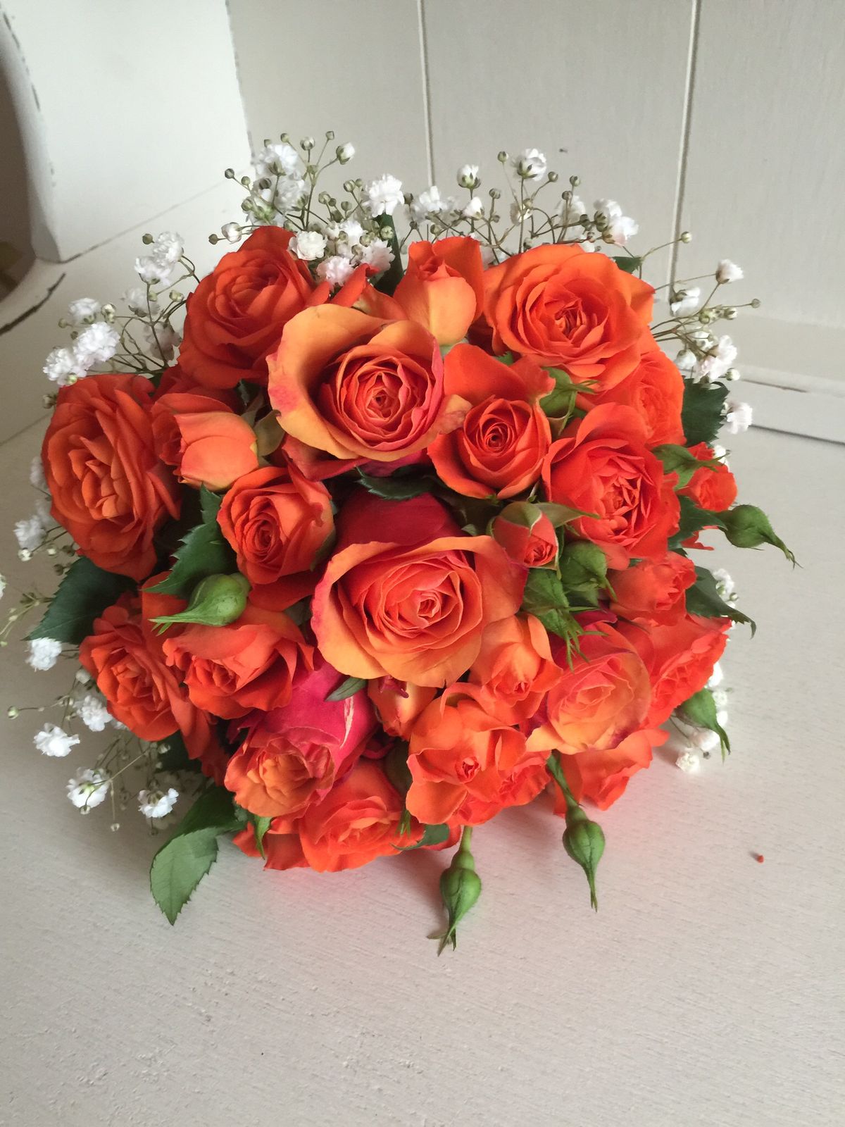 20 Orange Rose Bouquet