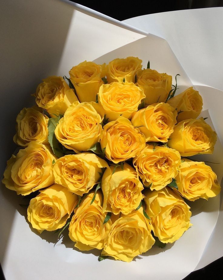 20  Yellow Rose Bouquet