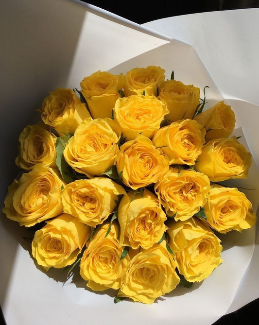 20  Yellow Rose Bouquet